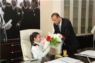 Ataşehir'in İlk Çocuk Belediye Başkanı, Temiz Çevre İstedi