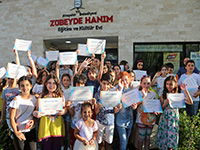 KÜÇÜK TASARIMCILAR SERTİFİKALARINI ALDI