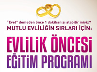 Mutlu evliliğin sırları için, ‘evet’ demeden önce 1 dakikanızı alabilir miyiz?