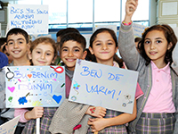 Ataşehirli çocuklardan Başkan İlgezdi’ye ziyaret