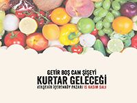 “GETİR BOŞ CAM ŞİŞEYİ KURTAR GELECEĞİ”