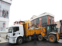 ATAŞEHİR’DE KAR ÖNLEMLERİ ALINDI