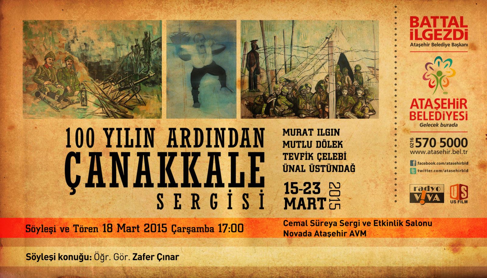 100 Yılın Ardından Çanakkale Sergisi