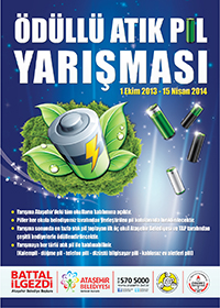 Haydi çocuklar atık pil toplamaya