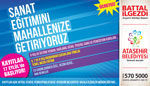 Sanat Eğitimi Yeniden Mahallenize Geliyor