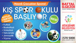 Kış Spor Okulları Başlıyor