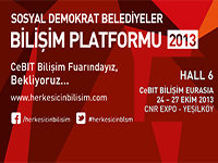 Ataşehir Belediyesi Cebit Bilişim Fuarı’nda