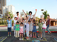 Minikler, çocuk oyunlarında yarıştılar