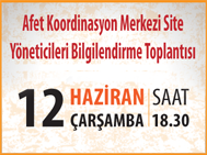 Afetlere karşı ortak hareket
