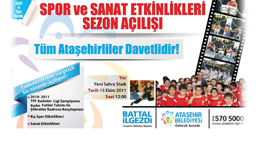Spor ve Sanat Etkinlikleri Törenimize Davetlisiniz