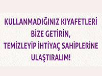 Toplanan giyecekler ihtiyaç sahipleriyle buluşuyor
