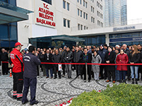 ATAŞEHİR BELEDİYESİ’NDE YANGIN TATBİKATI 
