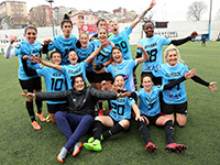 ATAŞEHİR BELEDİYESPOR KADIN FUTBOL TAKIMI ŞAMPİYON!