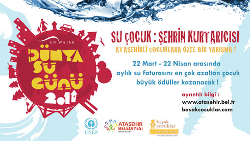 Ataşehir'in Çocukları Şehrin Suyunu Kurtarıyor.