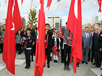 CUMHURİYET’İN 96. YILI RESMİ TÖRENLE KUTLANDI